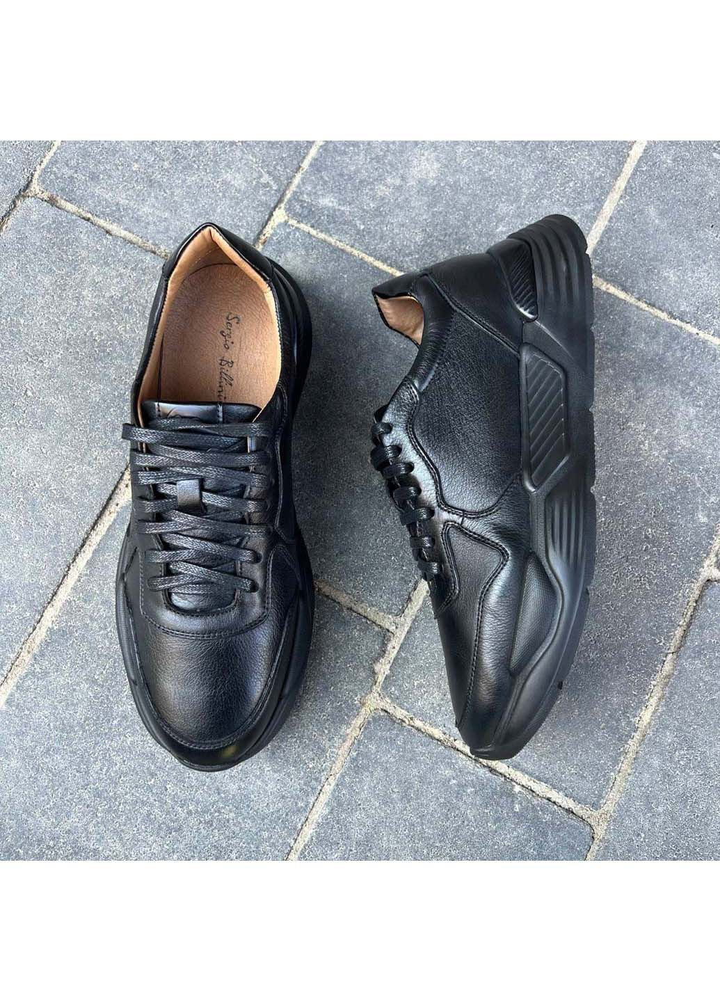 Черные кеды Sergio Billini