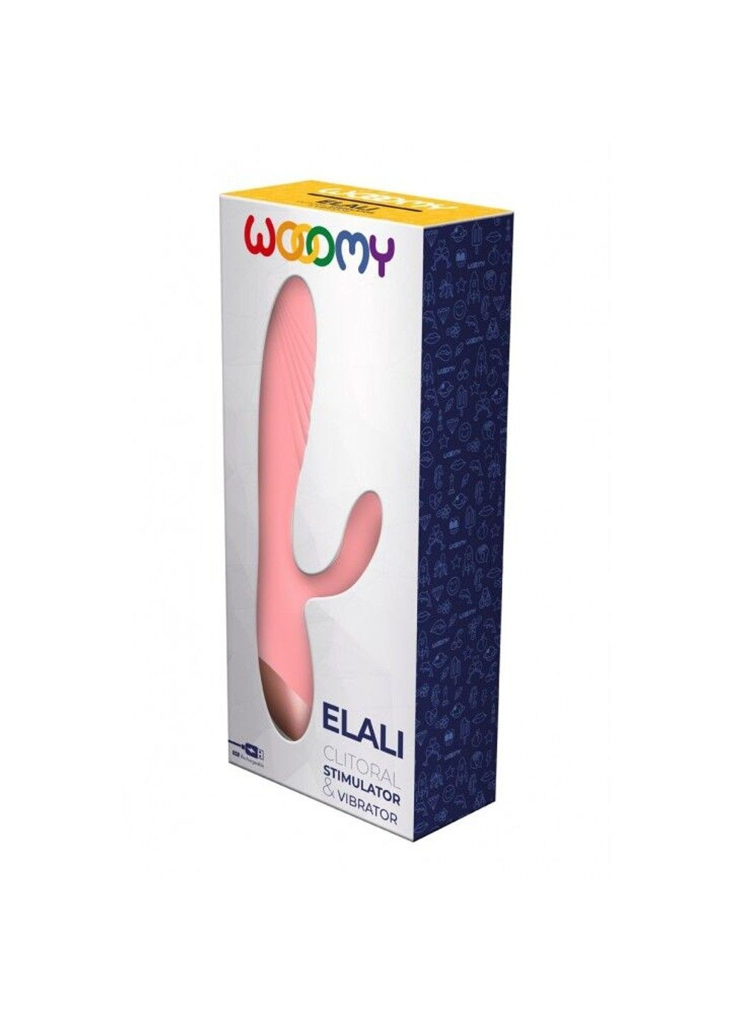 Вибратор-кролик Elali Pink Rabbit Vibrator Wooomy (316027905)