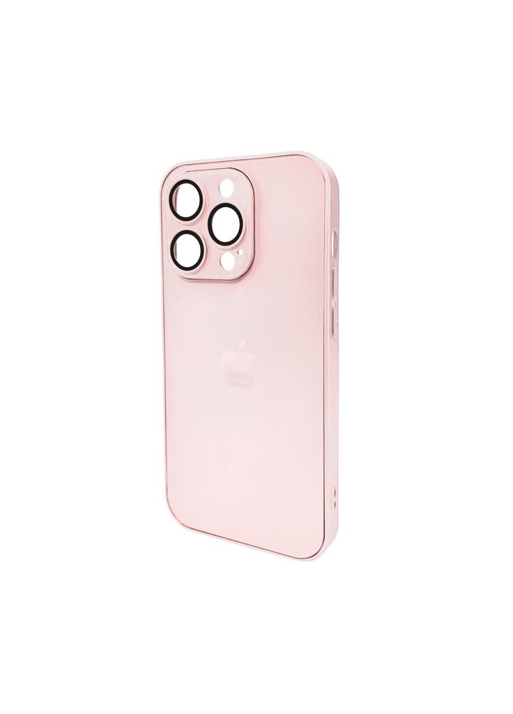 Чехол для смартфона AG Glass Matt Frame Цвет для Apple iPhone 15 Pro Chanel Pink (AGMattFrameiP15PPink) No Brand Matt Frame Color Logo (370647032)