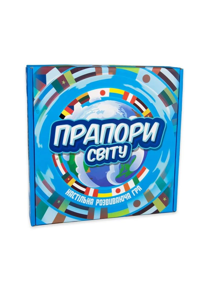 Настольная игра Флаги мира 30445 на украинском языке Strateg (315493086)
