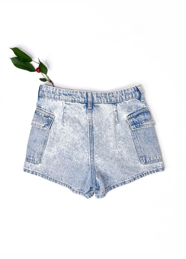 Джинсові шорти 152 см сіро-блакитний артикул Л1231 H&M (342716054)