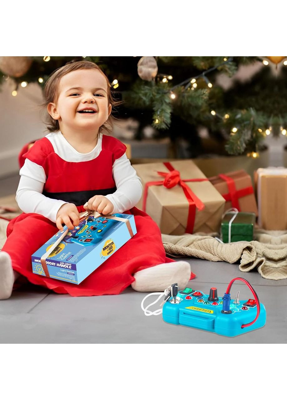 Развивающая игрушка бизиборд "Проводочки" Монтессори A-Toys (366027061)