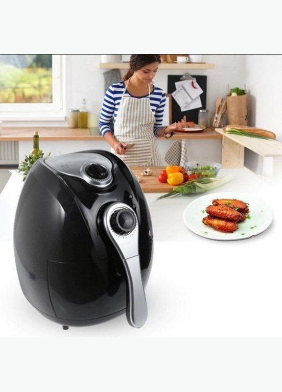 Фритюрниця електрична 1300 вт чорний (2038333025) Domotec MS-3220 (336890144)