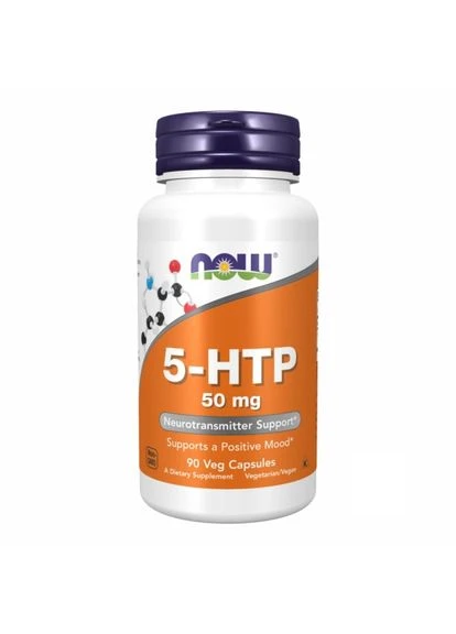 5-гідрокситриптофан 5-HTP 50 мг 90 вег капс Now Foods (381863106)