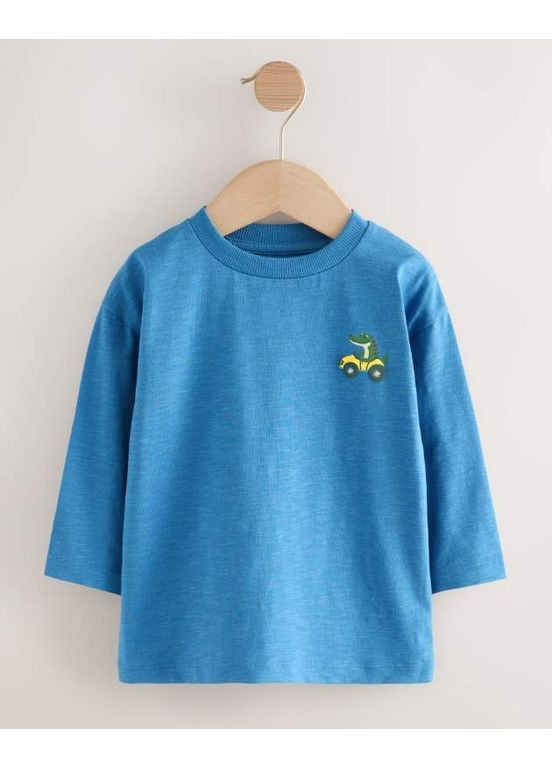 Синий демисезонный лонгслив Next Trend