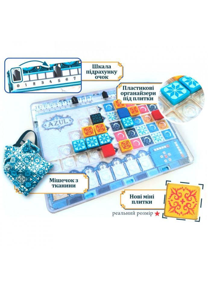Настольная игра Азул. Мини-версия, укр. () Plan B Games NMG60140UA (362003698)
