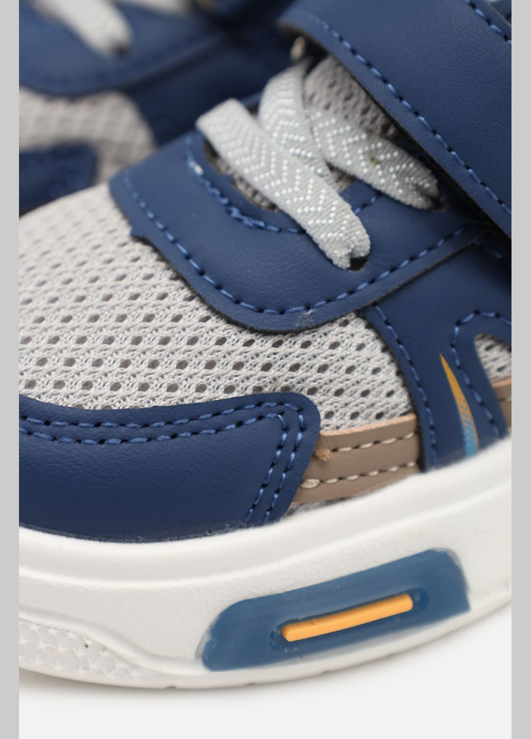 Синій кеди для хлопчика, на пласкій підошві колір синій цб-00273704 Kimboo