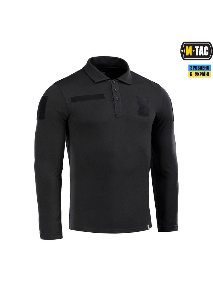 Поло тактичне довгий рукав 65/35 Black M-TAC (315339291)