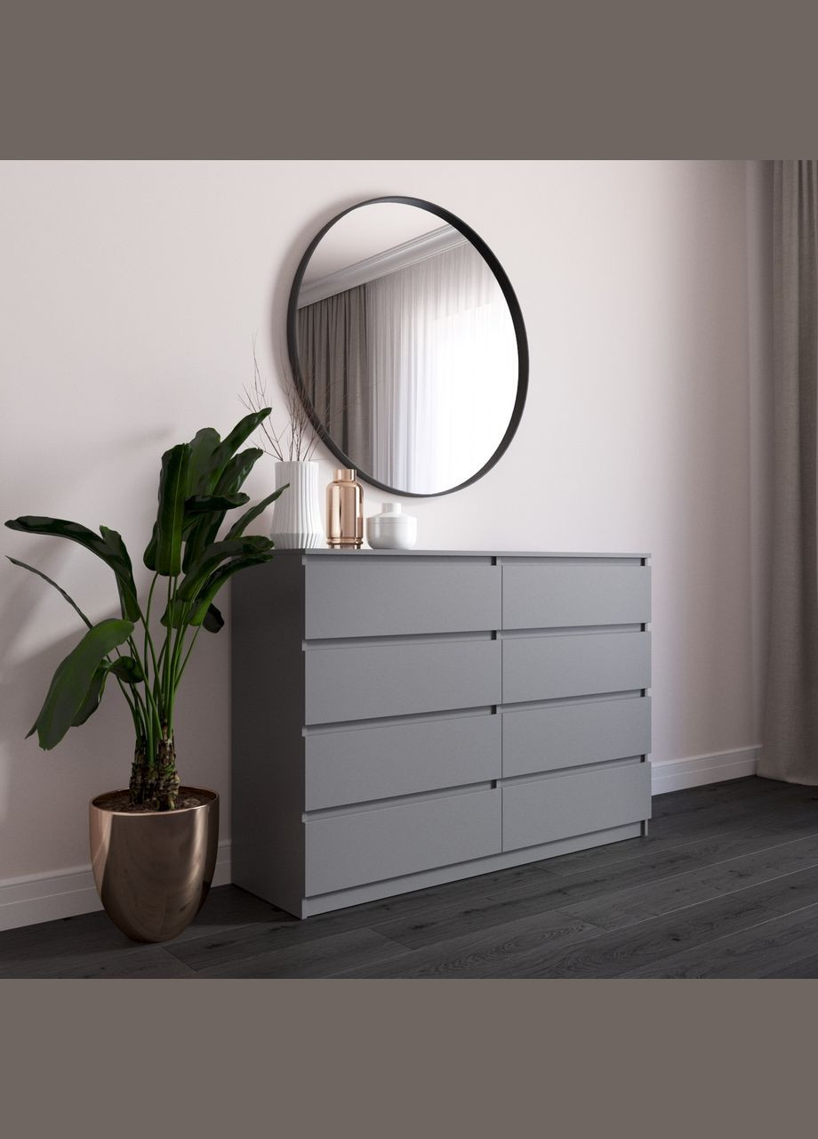 Комод на 8 висувних шухляд з фасадами без ручок R-8 VAYS (372655729)