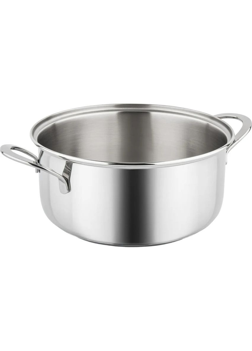 Кастрюля 267102022 22 см 3.8 л серебристая Barazzoni (349220835)