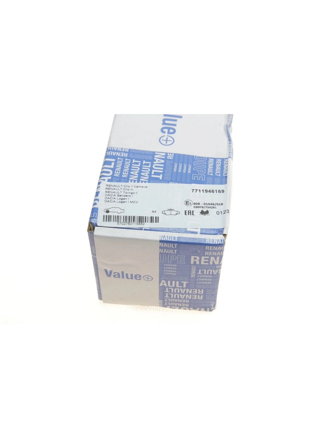 Гальмівні колодки Value+ Renault (332212602)