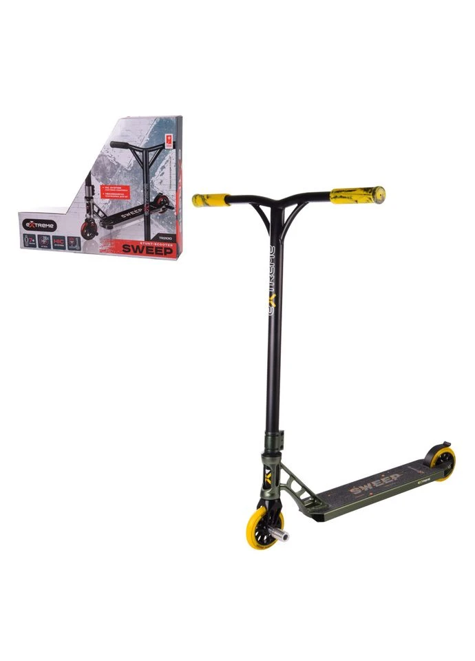 Самокат трюковый 2-х колёсный TR21010 (RL7T), Motion SWEEP, колёса PU 110 мм Зеленый Extreme (389136862)