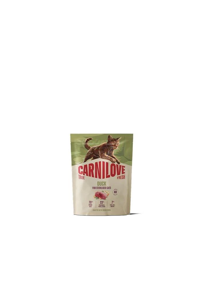 Корм сухой True Fresh Duck Sterilised д/стерилизованных котов утка 400 г Carnilove (393386522)