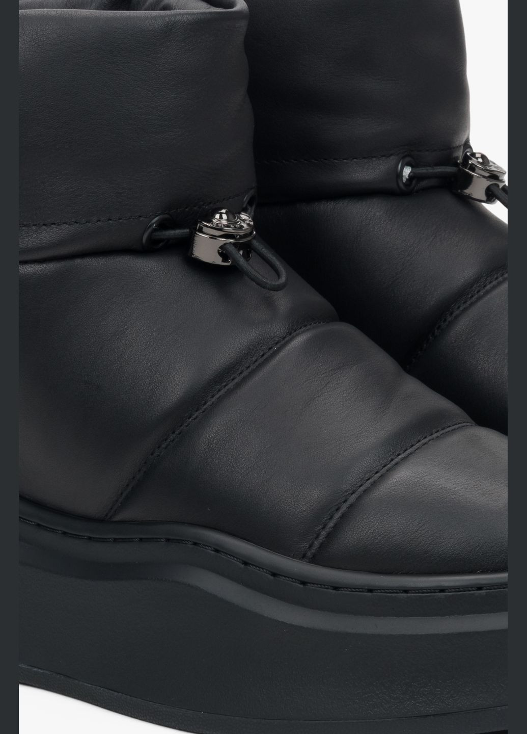 Угги, цвет черный Estro (324030593)