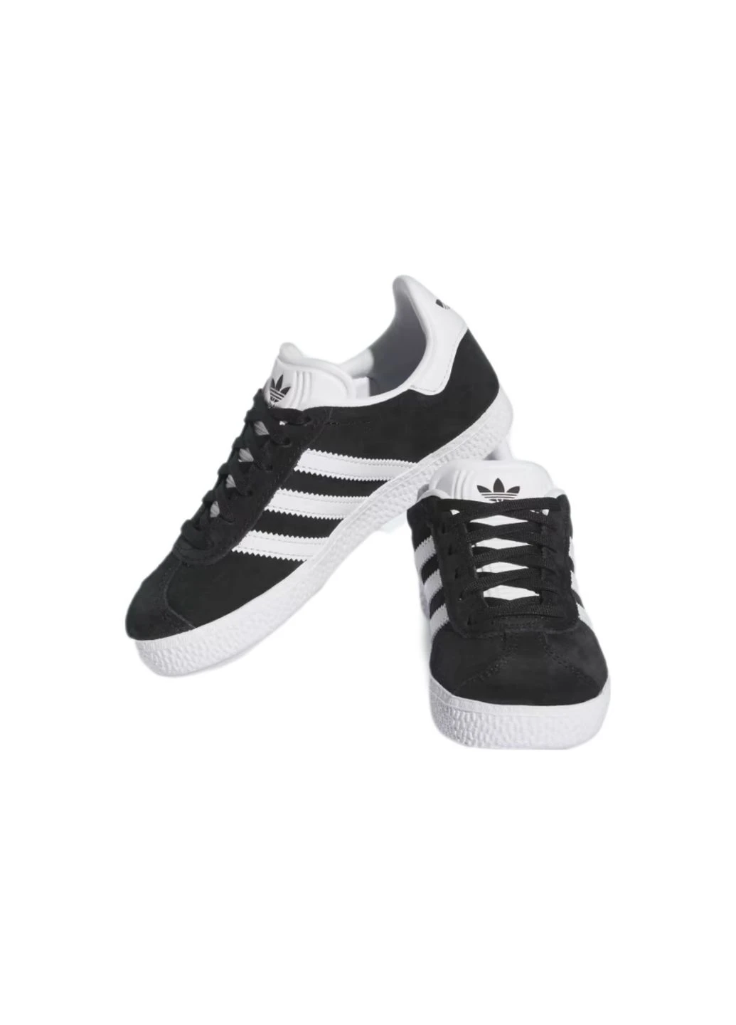 Чорні всесезонні дитячі кросівки gazelle c black adidas