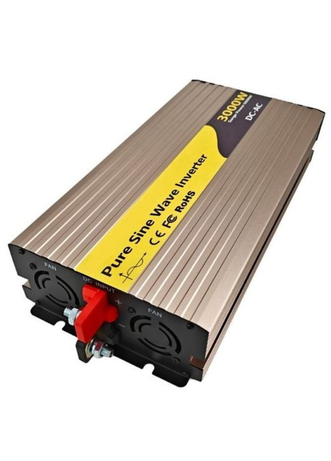 Перетворювач напруги Pure Sine Wave Inverter 12В-220В 3000W інвертор чистий синус (2104618828) No Brand (369963242)