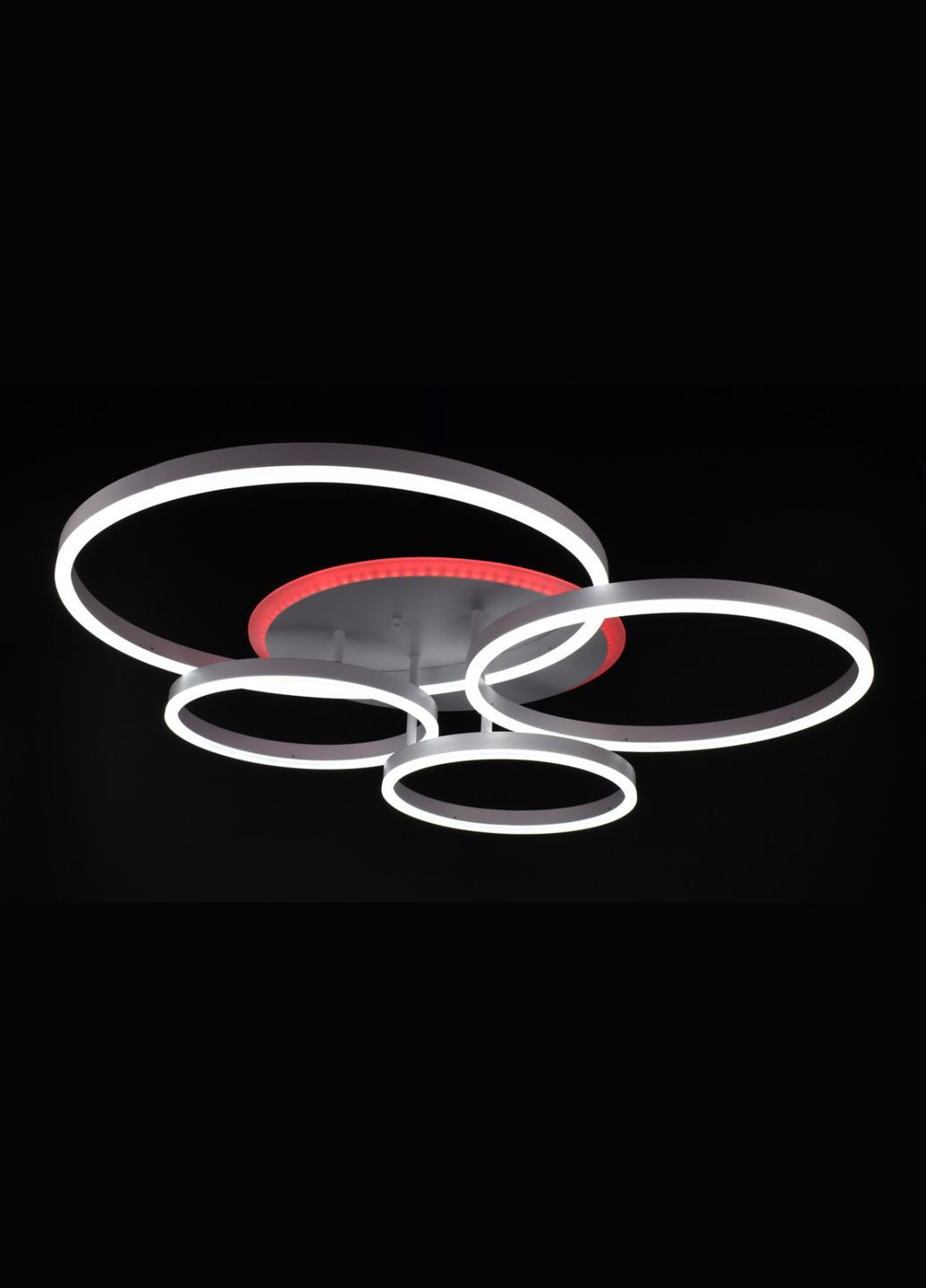 Люстра светодиодная потолочная LED светильник для квартиры на потолок лэд с пультом 26110 Белый 12х69х79 см. Sunnysky (364754698)