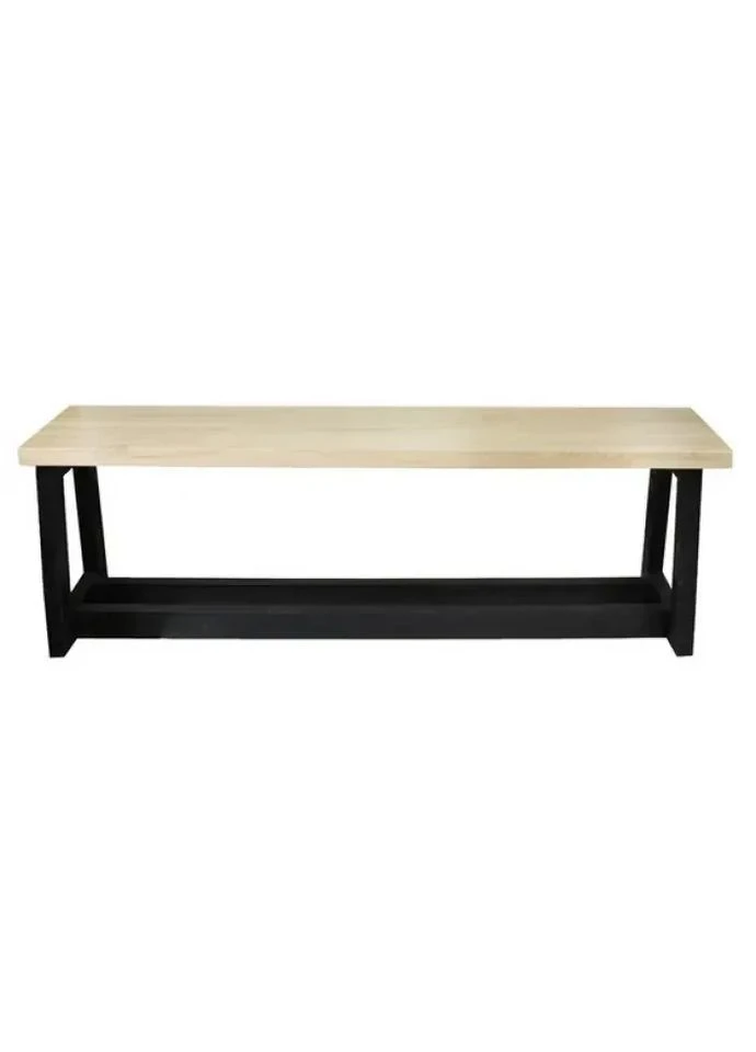 Скамейка LOFT для террасы и дачи черная (NS-1590) No Brand (396500403)