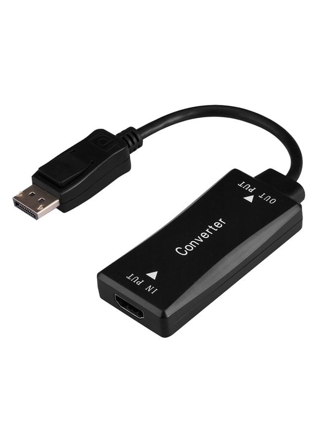 Адаптер HDMI - DisplayPort (F/M), 0.15 м, Black (A-HDMIF30-DPM-01) Cablexpert (341487608)
