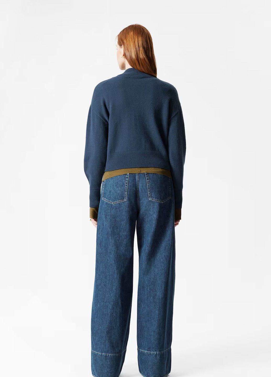 Темно-синий демисезонный свитер & Other Stories