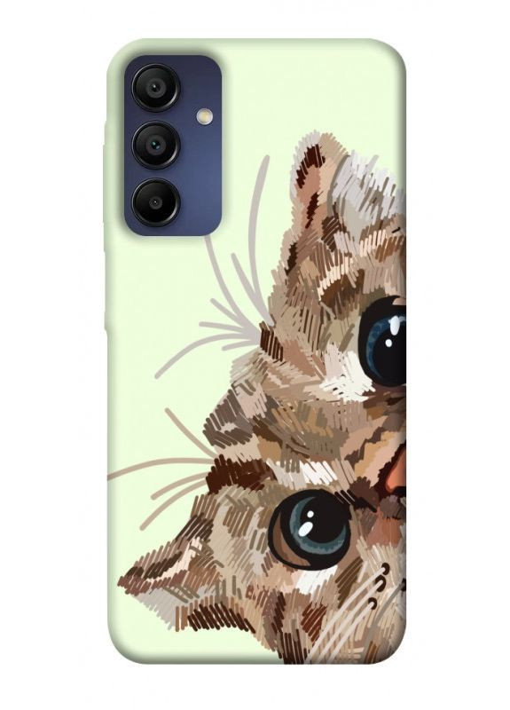 Чохол з принтом для Samsung Galaxy A15 4G/5G / для самсунг галаксі А15 Cat muzzle No Brand (338598847)