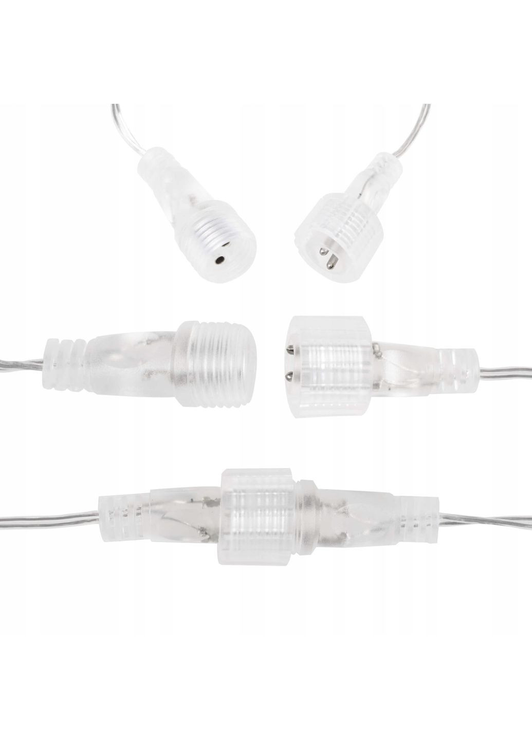 Гирлянда бахрома уличная (наружная) 2 м 138 LED Cold White Springos CL4011 (344588855)