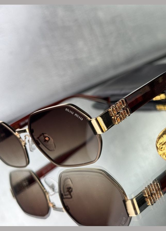Жіночі Окуляри Miu brown 4 No Brand (347149317)
