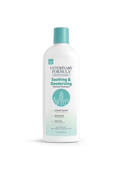 Шампунь Успокаивающий и Дезодорирующий SCC Soothing & Deodorizing Oatmeal для кошек и собак 503 мл (sp-01844) Veterinary Formula (341083613)