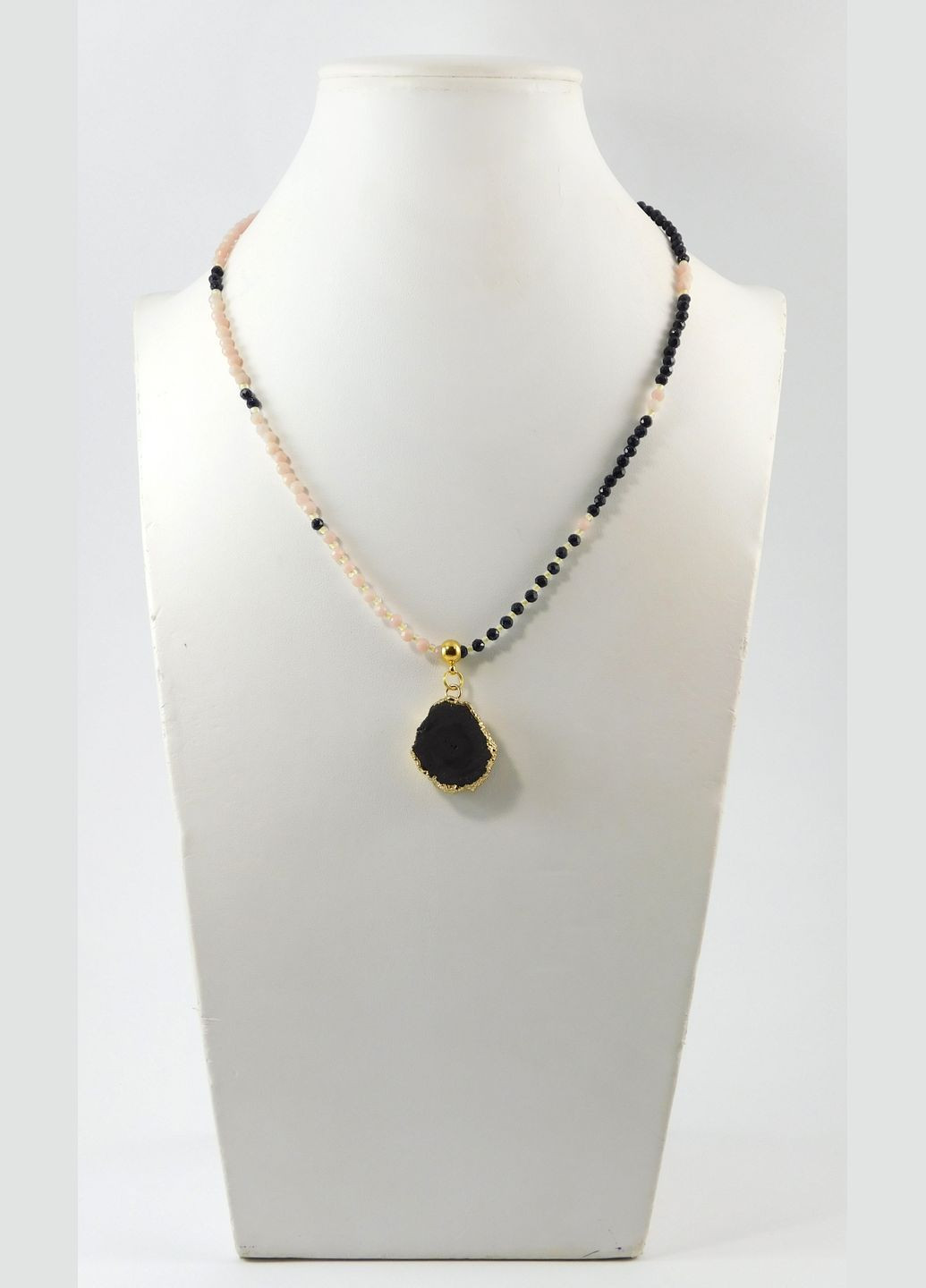 Намисто "Фешн" Опал грань, Авантюрин, Друза Fursa fashion (322315297)