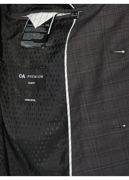 Піджак приталеного крою для чоловіка Zignone active 2174324 50(M) графітовий C&A (361268289)