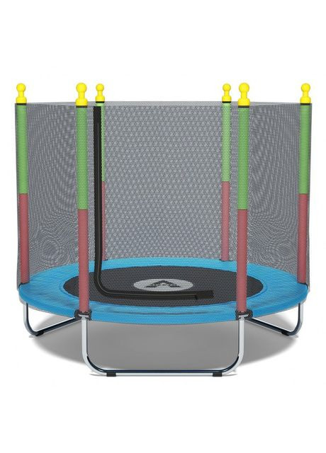 Батут манеж дитячий з сіткою 160 см синій KRB10 Atleto (353493690)