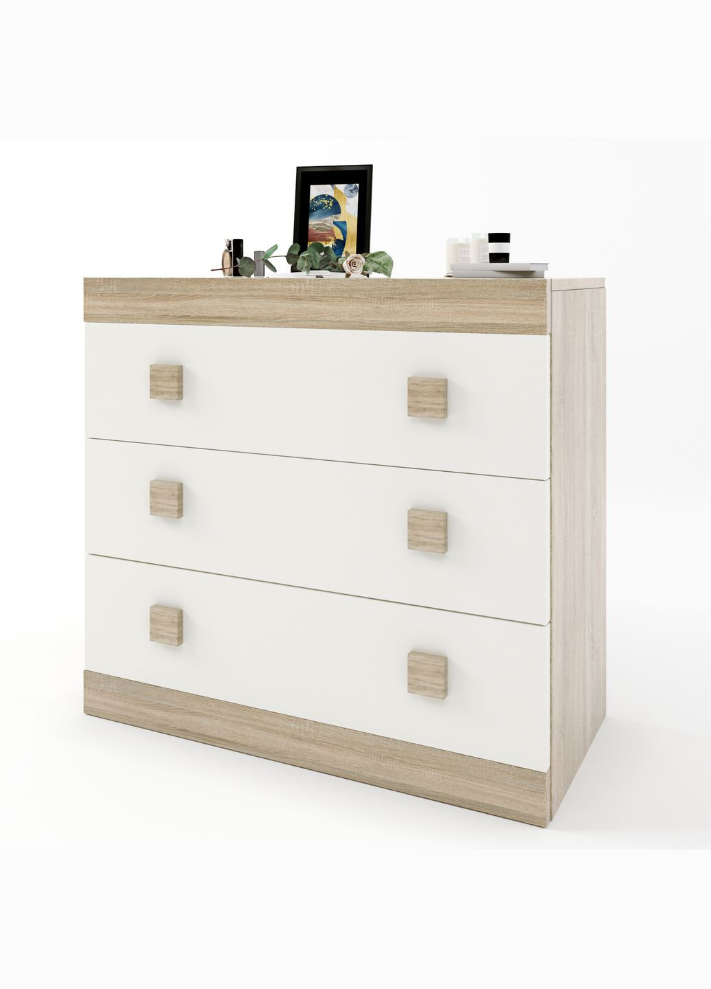 Комод на 3 ящика Соната-1 80х38х75 (EVR-2044) Еверест (324066555)