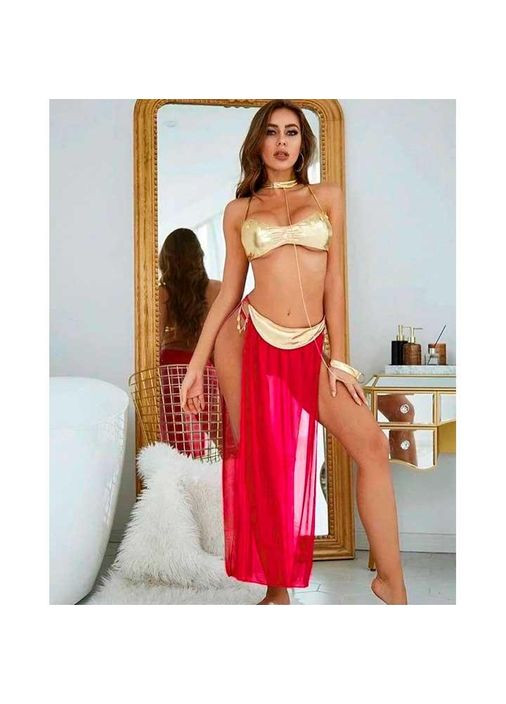 Костюм "Восточная танцовщица" размер S-L красного цвета для ролевых игр. Сексуальный костюм танцовщицы для бдсм China (360866234)