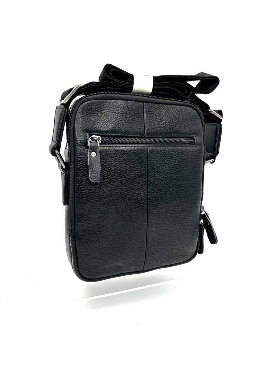 Чоловіча сумка з еко-шкіри Bradford 8922-3 чорна 26 х 23 х 4 No Brand (371682338)