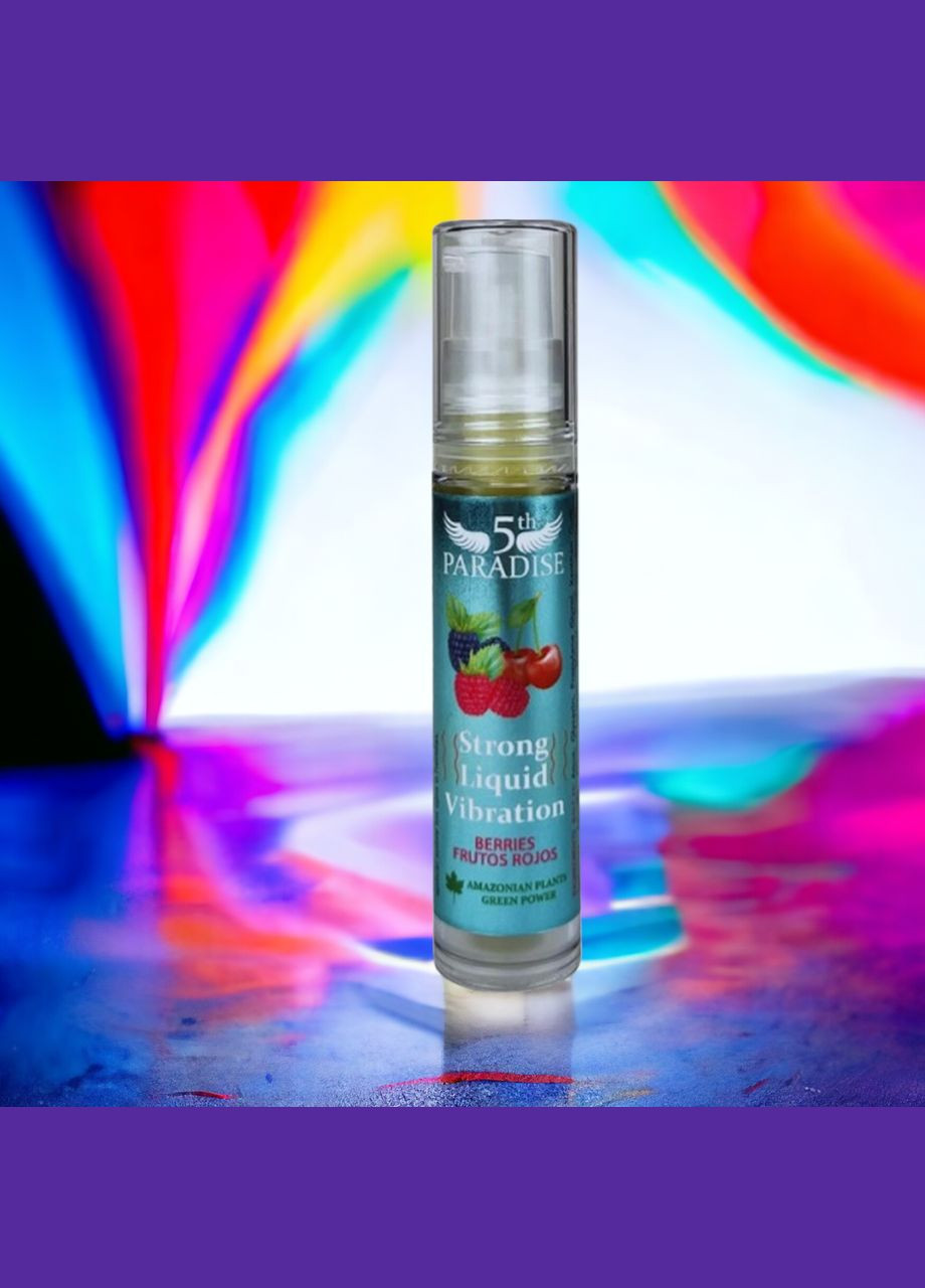 Рідкий вібратор із смаком і ароматом ягід "Strong Liquid Vibration Red Fruits" 5th Paradise (10 мл) BOSS of TOYS (297365467)