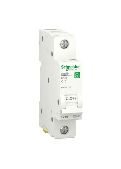 Автоматичний вимикач (R9F12116) Schneider Electric RESI9 6kA 1P 16A C (400291749)