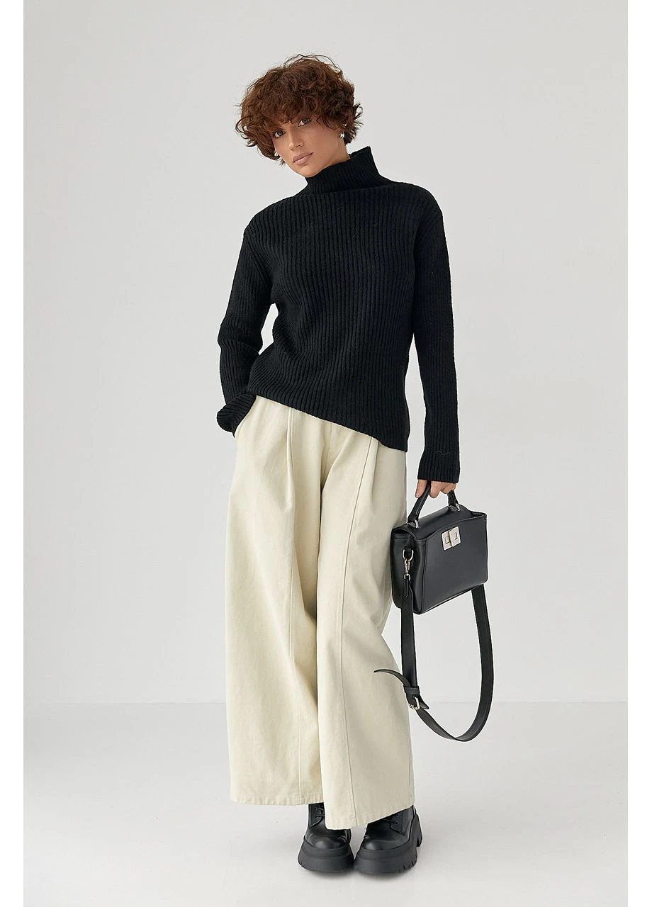 В'язаний гольф у рубчик цвет, ONE SIZE (є розміри) No Brand (386406483)