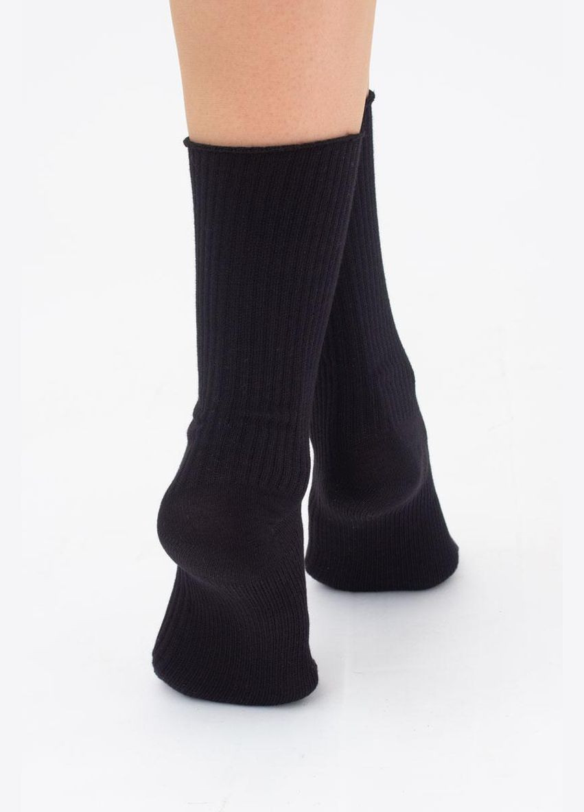 Шкарпетки жіночі високі в рубчик black 36-40 размір Giulia ws4 rib (289869421)