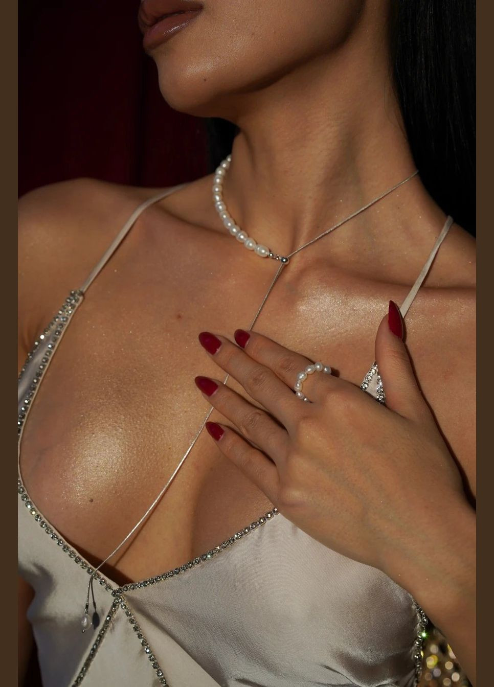 Колье "Silver Elemental" Le'Perle (329756114)