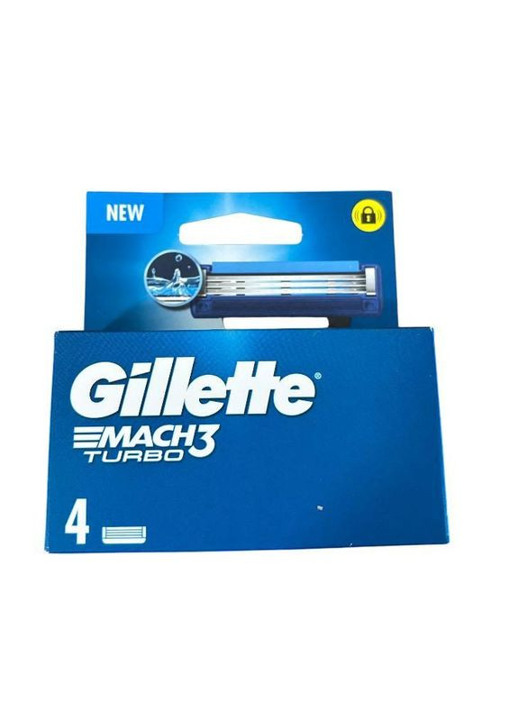 Картриджі Mach 3 Turbo (4 шт.) 9216 Gillette (363116472)