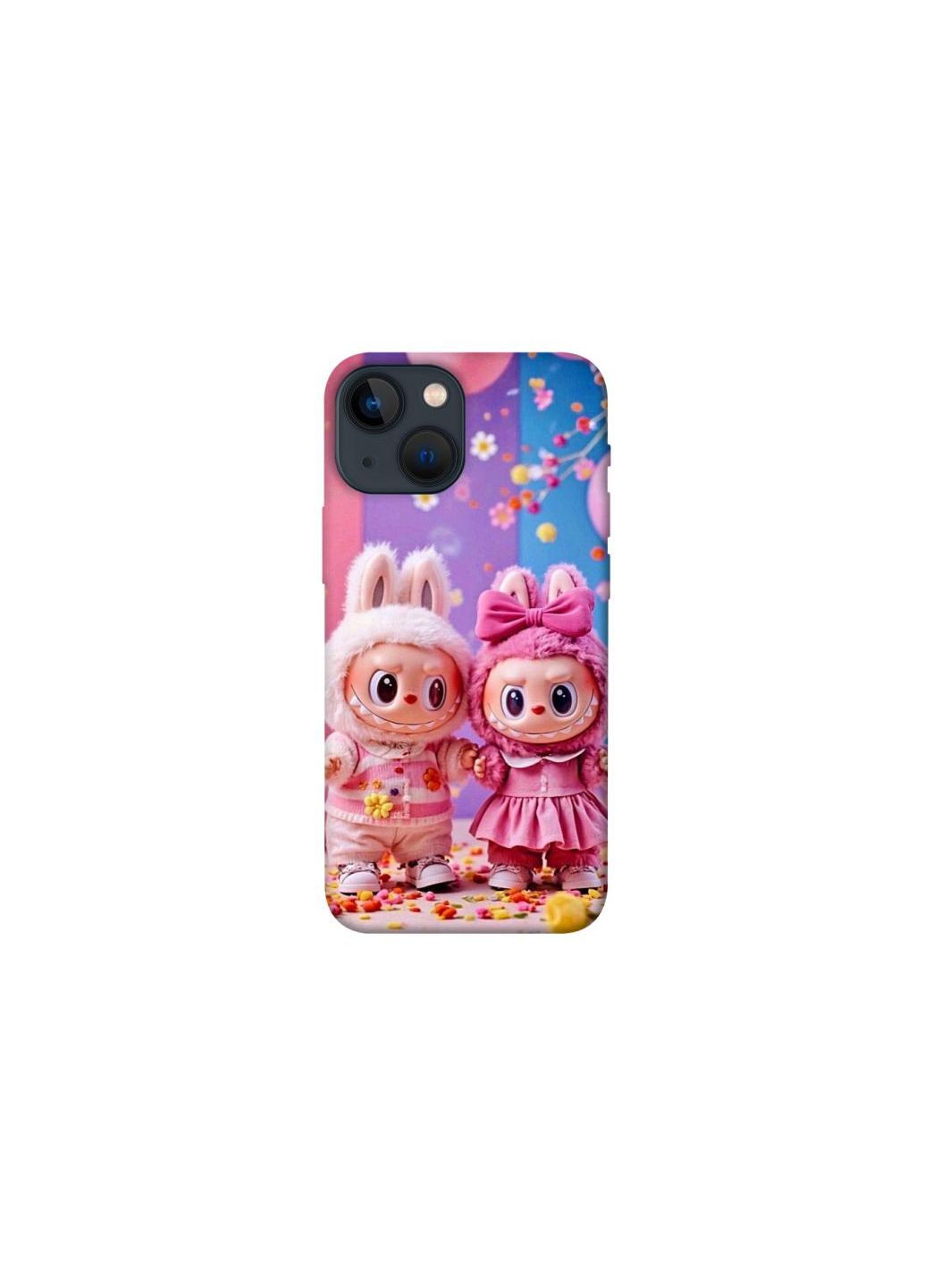 Чохол на Apple iPhone 13 mini (5.4") Labubu twins ver.2 Frontalka (361991469)