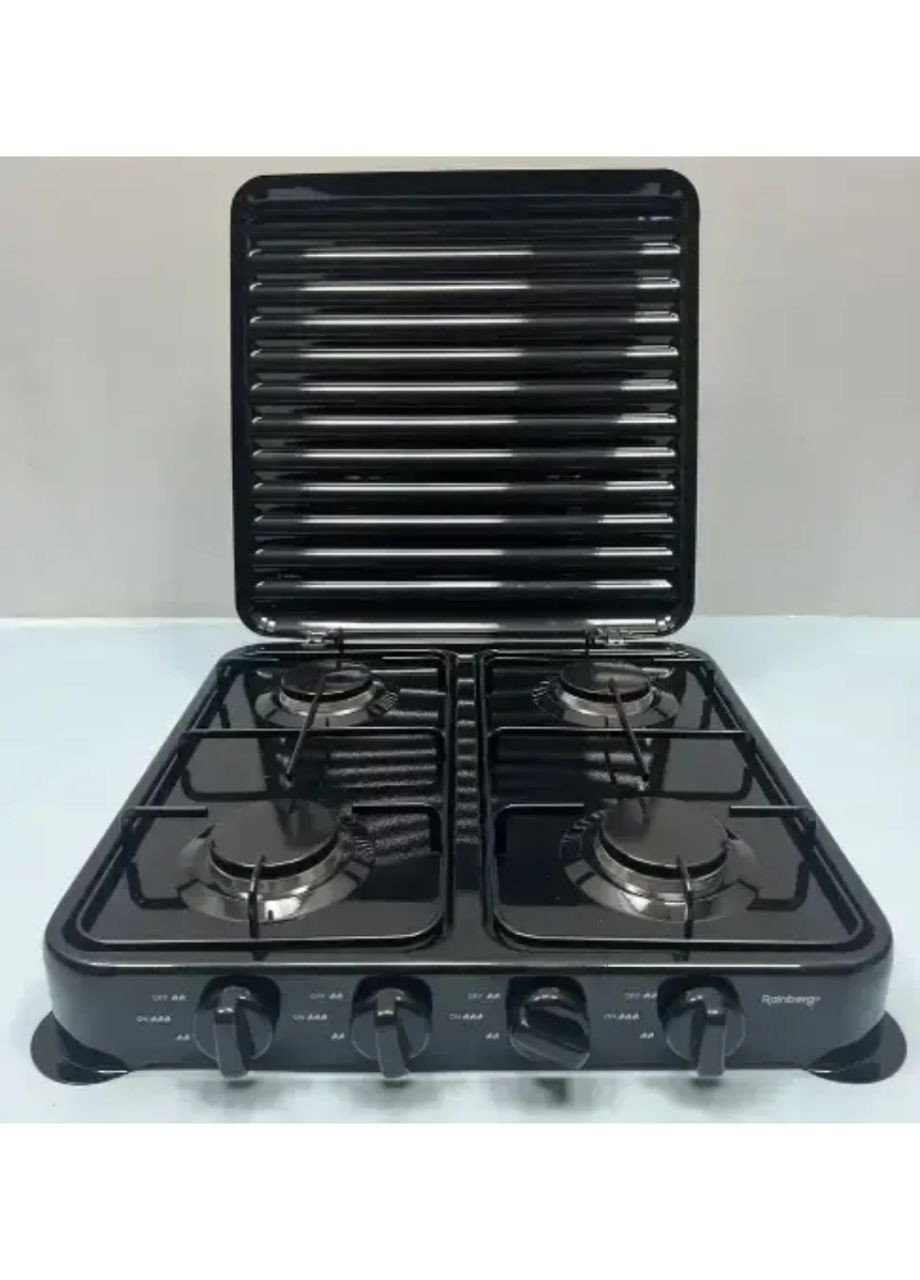 Газова плита на 4 конфорки з кришкою Rainberg RB-2227 (300035116)
