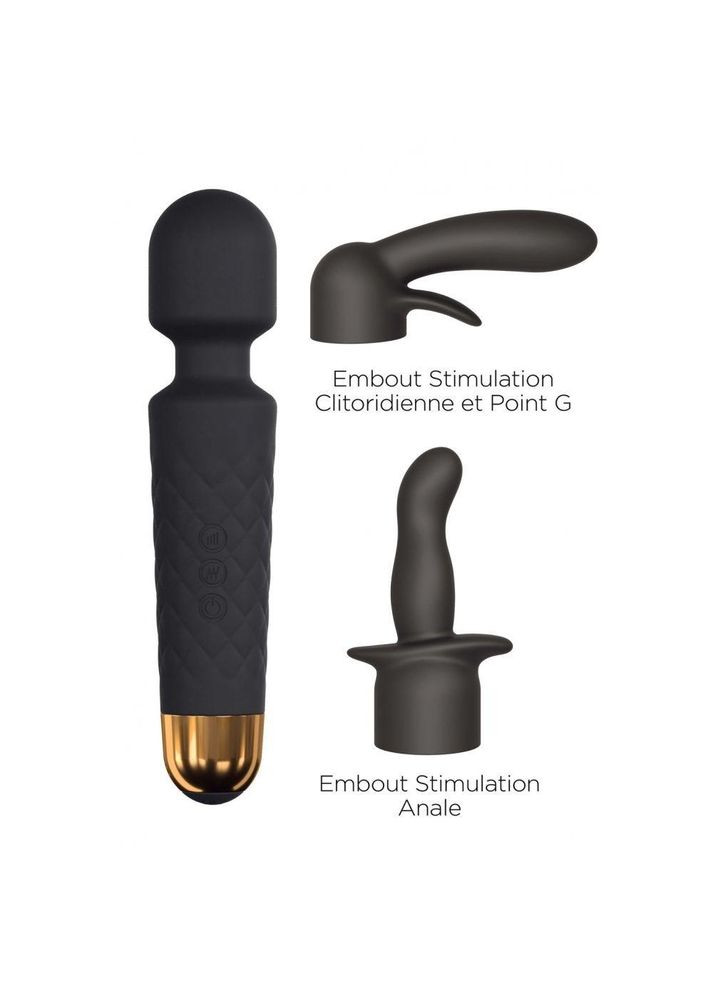 Універсальний міні-масажер Kit Wanderful з вагінальною та анальною насадками Dorcel (371389681)