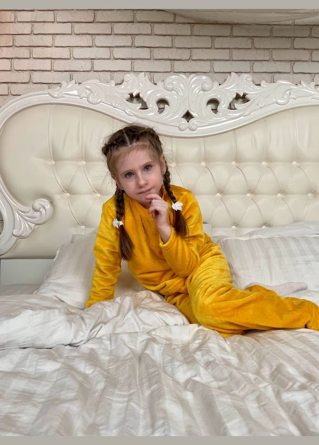 Жовта зимня піжама для дівчаток hc (h001-6079-034-5) No Brand