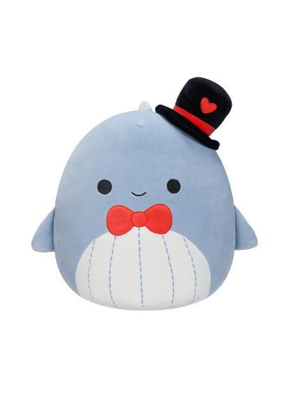 М'яка іграшка Синій кит Самір (SQVA00806) Squishmallows Синій кит Самір 13 см (367830246)