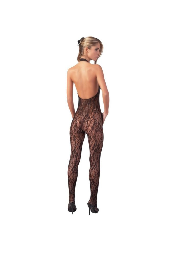 Шикарний комбінезон з перлинами і відкритою спиною Mandy S/M Orion чорний святковий, відвертий, вечірній