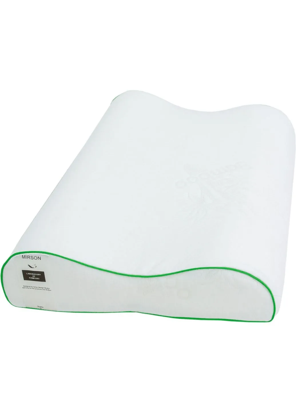 Ортопедическая подушка 6016 Green nature Julia 58х40х10.5 (2200003261165) Mirson ортопедична 6016 Green nature Julia 58х40х10.5 (379322683)