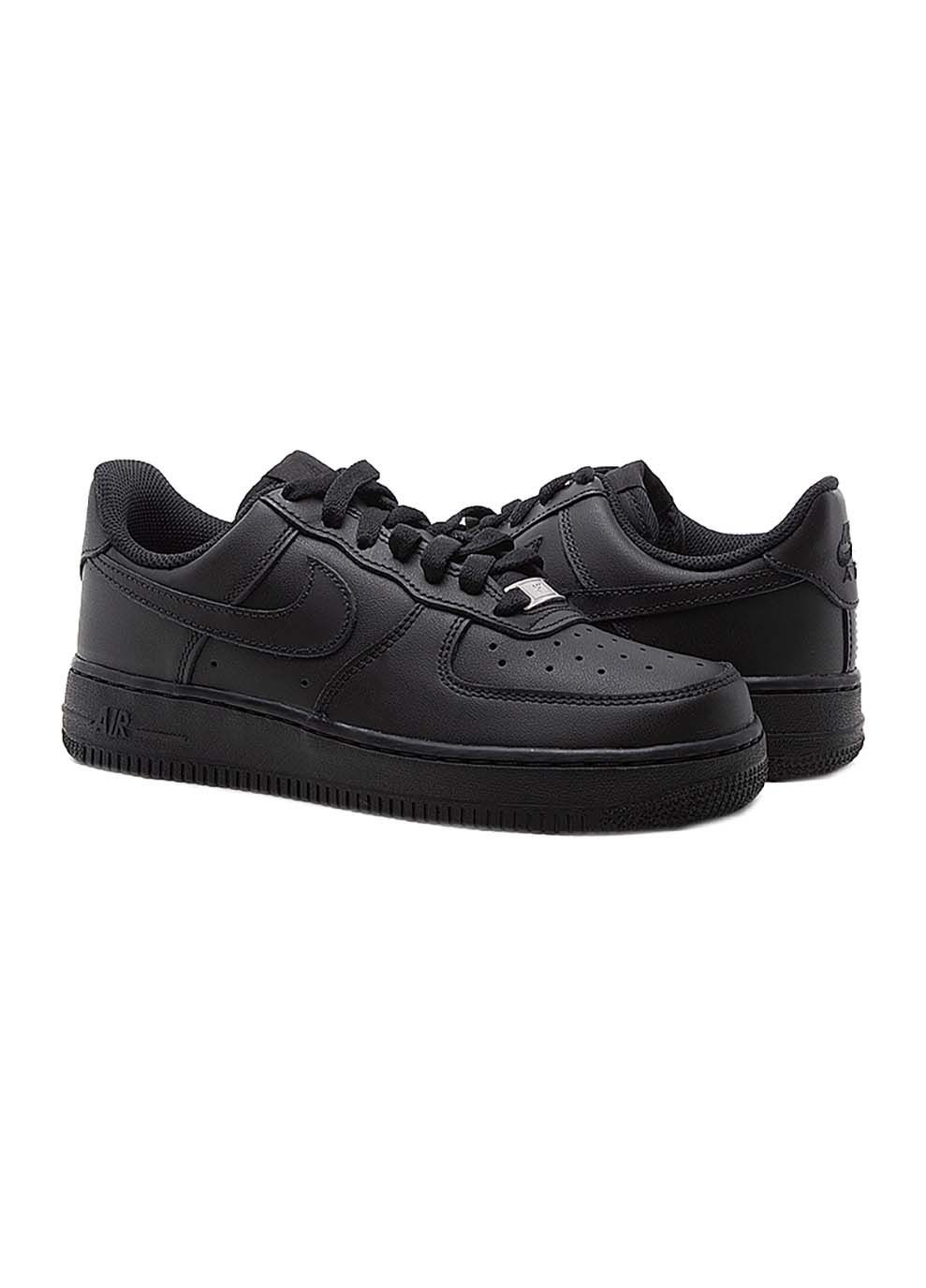 Женские Кроссовки Air Force 1'07 Черный Nike чёрные демисезоны (367594419)