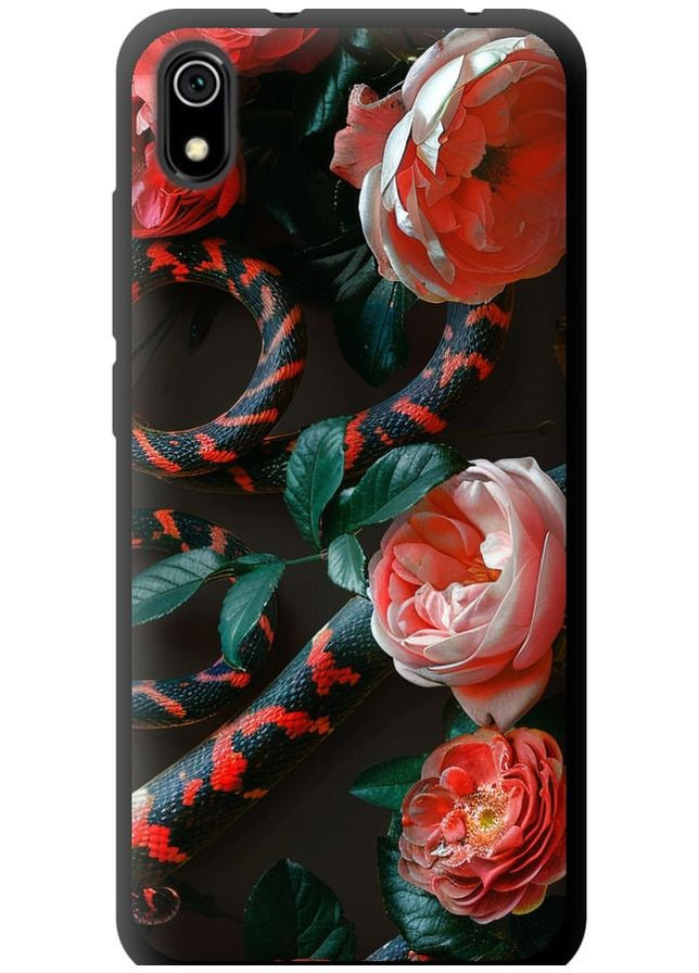 TPU черный чехол 'Floran Snake' для Endorphone Xiaomi Redmi 7A (286769758)