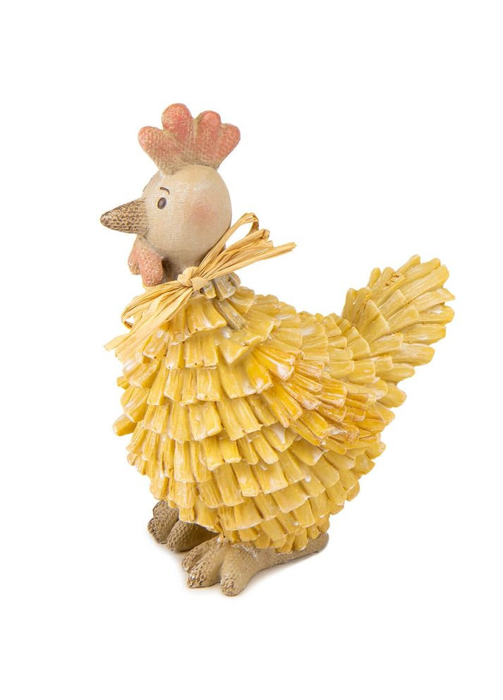 Фигурка декоративная Желтая курочка 17 см. 16013026 полистоун. Lefard (299387663)